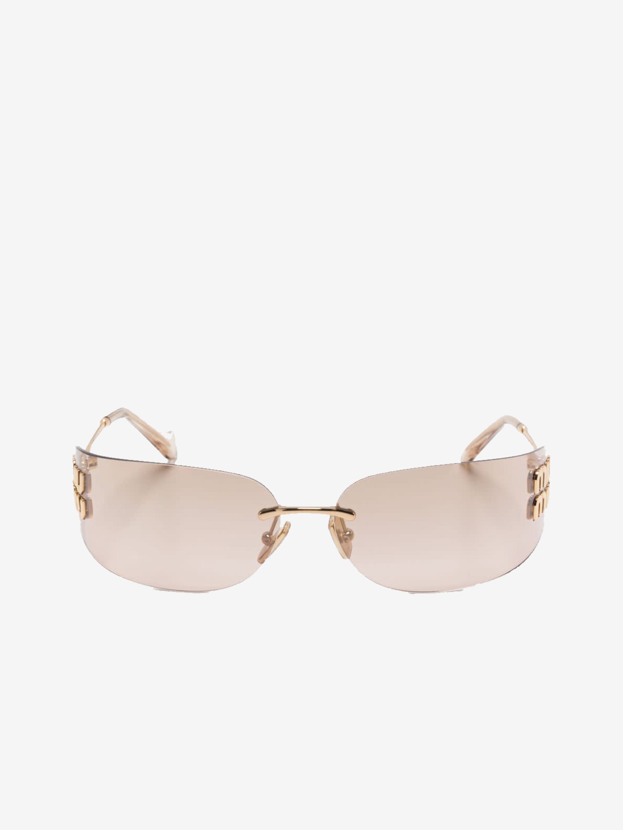 Pink eyewear, front view