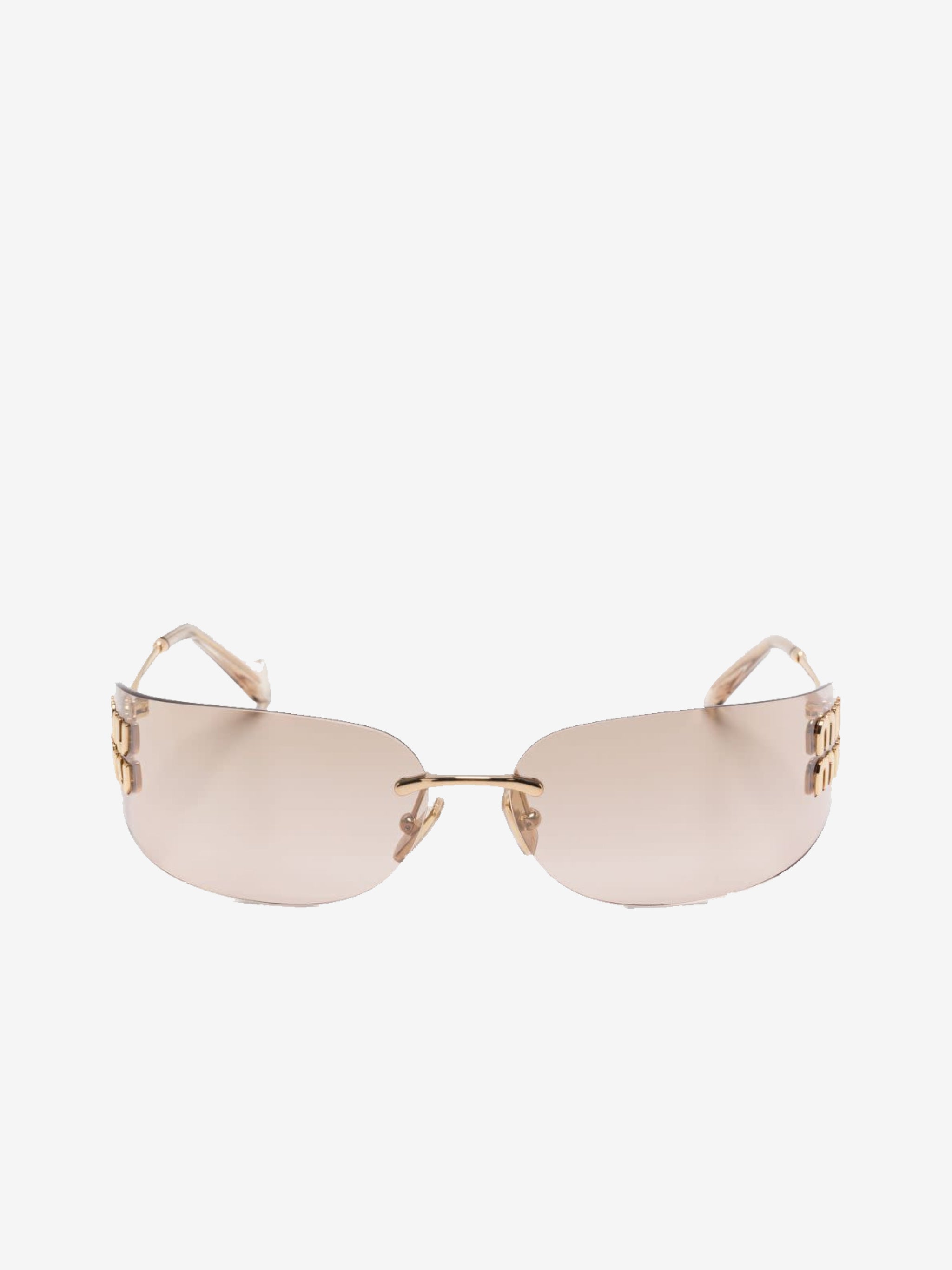 Pink eyewear, front view