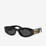 balck sunglasses, side view
