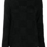 Black knitwear,front view