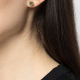 PARTS OF FOUR - Tiny Stud Earring (Fuse, 0.1 CT, Diamond Slab, DA18K+DIA)