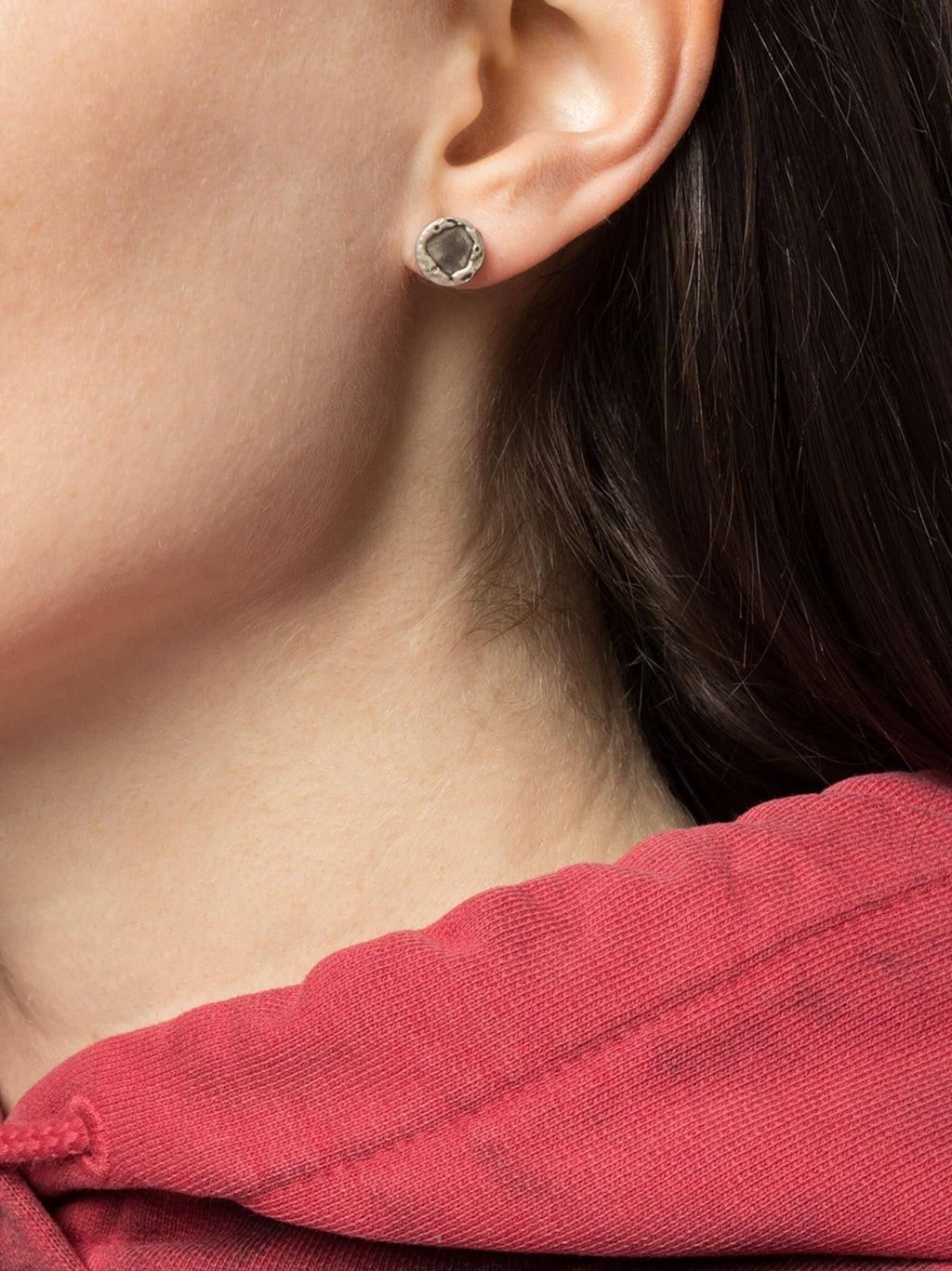 PARTS OF FOUR Stud Earring (Fuse, 0.2 CT, Diamond Slab, DA10KW+DIA)