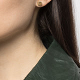 PARTS OF FOUR - Stud Earring (0.2 CT, Tiny Faceted Diamond Slab, AGA+FCDIA)