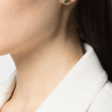 PARTS OF FOUR - Stud Earring (Fuse, 0.4 CT, Diamond Slab, KA18K+DIA)