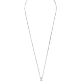 PARTS OF FOUR - Disk Necklace (0.2 CT, Tiny Faceted Diamond Slab, 35mm, PA+FCDIA)