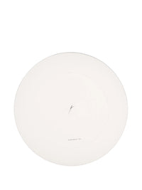 White plate, back view