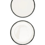 White plate, front view