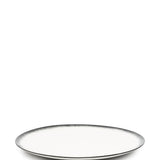 White plate, side view