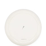 White plate, back view