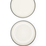 White plate, front view