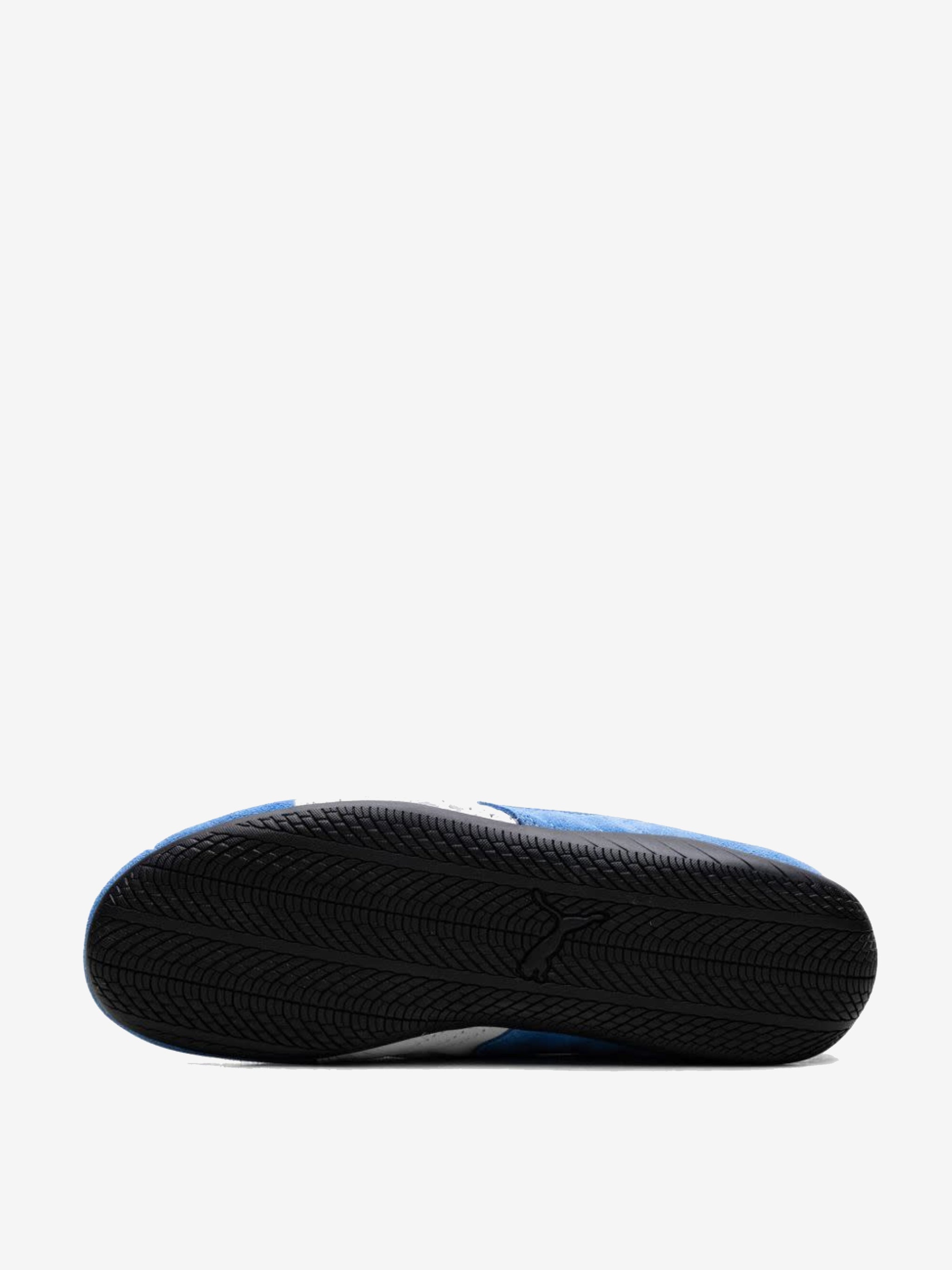 Blue sneaker, botton view