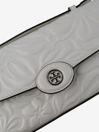 TORY BURCH - Women Robinson Floral Embossed Top Handle Chain Wallet