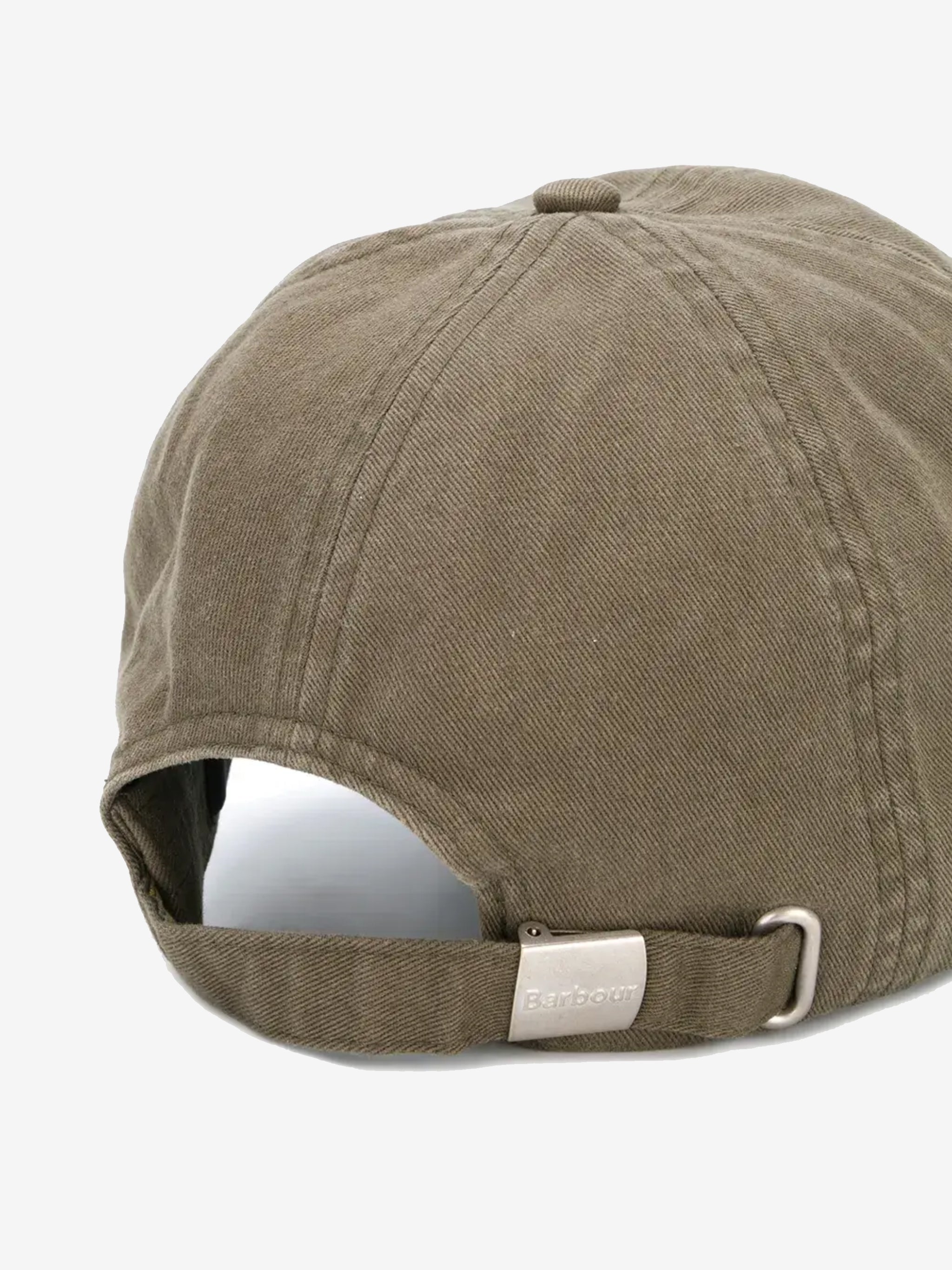 Close up of tan hats, showing texture of the cotton fabric