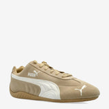 Tan shoes, front view