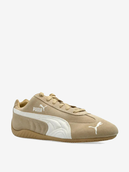 Tan shoes, front view