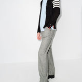 THOM BROWNE - Men Classic V-Neck Cardigan In Sustainable Fine Merino Wool