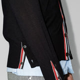 THOM BROWNE - Men Classic V-Neck Cardigan In Sustainable Fine Merino Wool