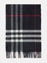 BURBERRY - Unisex Check Cashmere Scarf