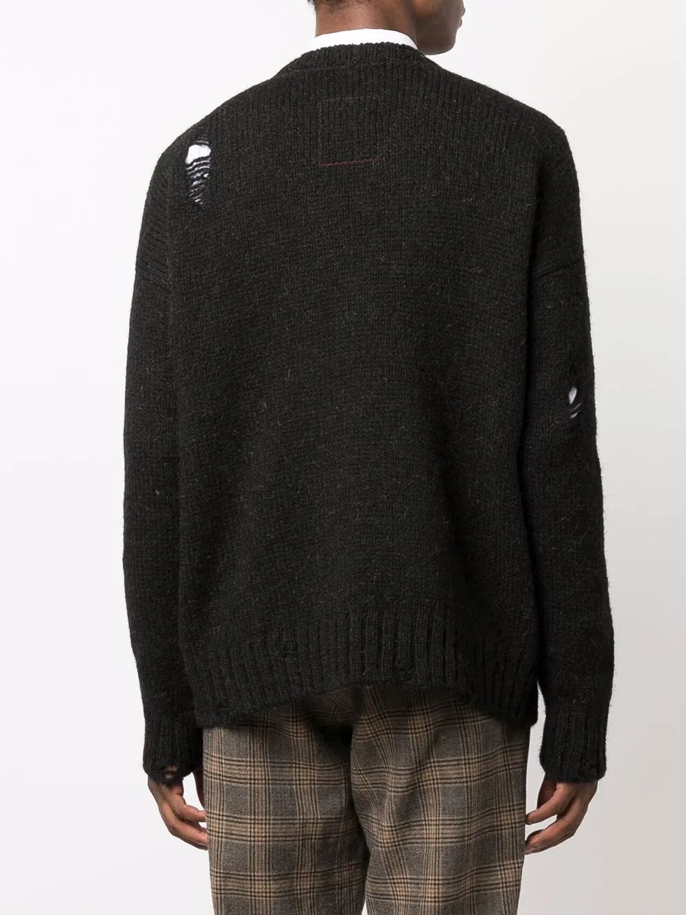 black cardigan,full body view