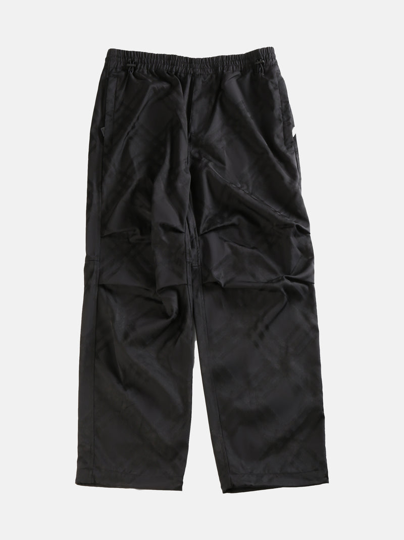 BURBERRY - Men Bias Check Nylon Cargo Trousers