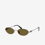 Brown eyewear, side view