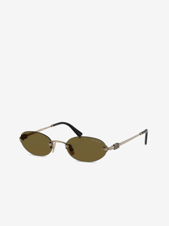 Brown eyewear, side view