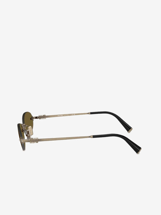 Brown eyewear, back view
