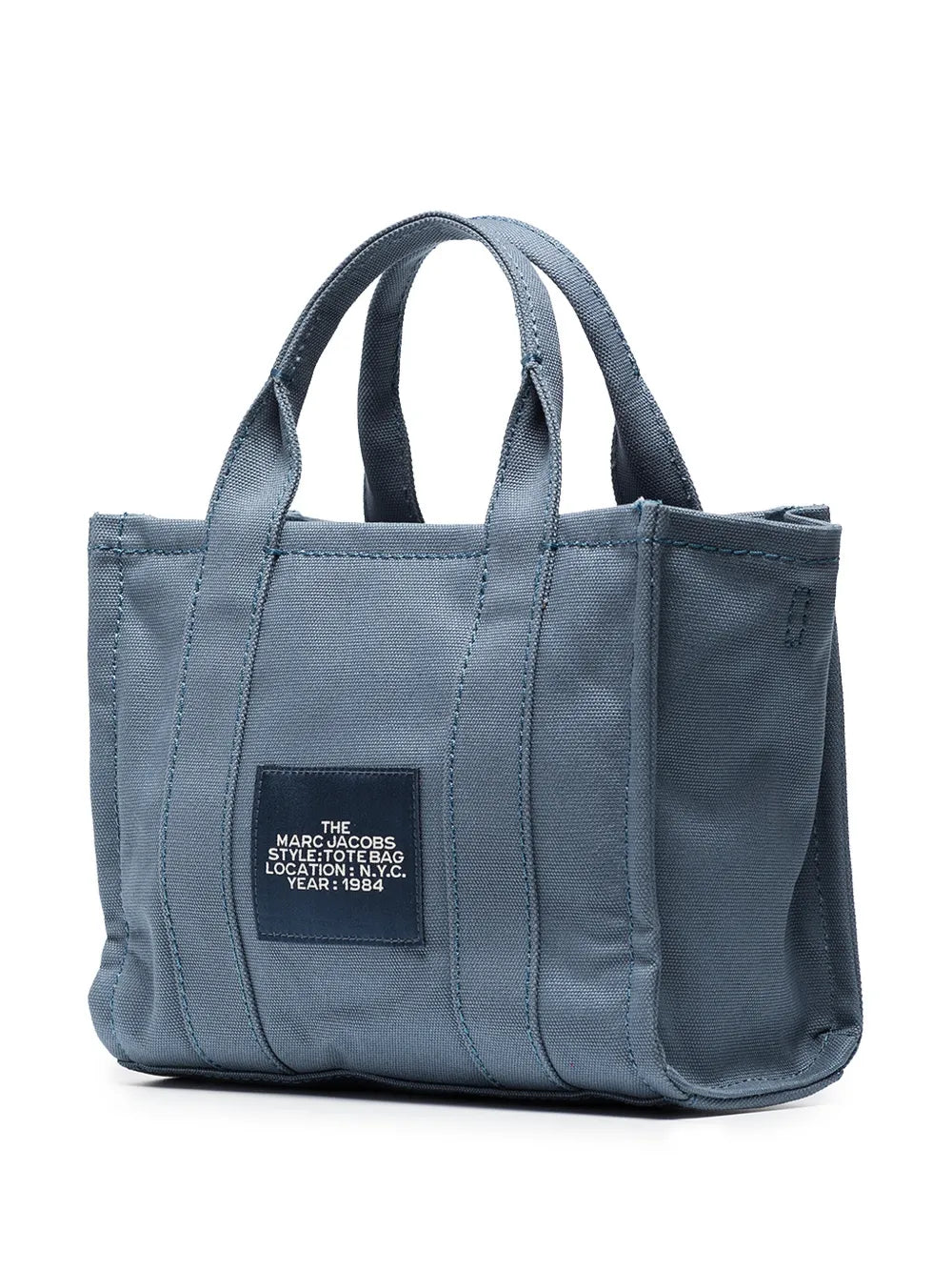 Blue bag, back view