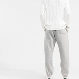 POLO RALPH LAUREN - Men Long Sleeve Cotton Cable Knit Crewneck Sweater