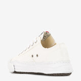 White sneakers, back view