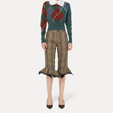 VIVIENNE WESTWOOD - Women Argyle Cropped  Cardi