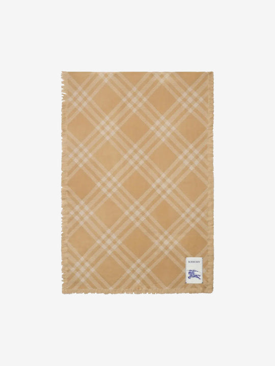 Tan scarf, front view