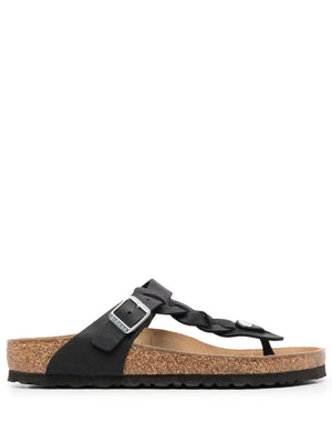 BIRKENSTOCK Gizeh Oiled Leather Slippers