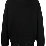 Black sweater, front view