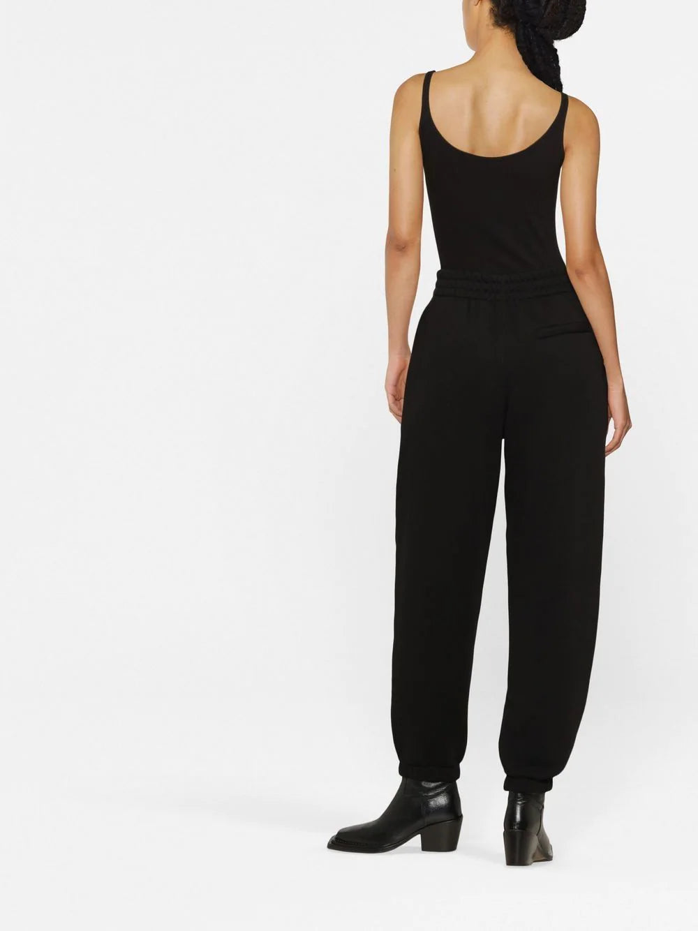 T BY ALEXANDER WANG Women Essential Puff Logo Structured Terry Sweatpants