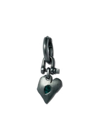 PARTS OF FOUR - Jazz's Solid Heart Earring (Extra Small, 0.1 CT, Blue Diamond Slabs, KA+BDIA)