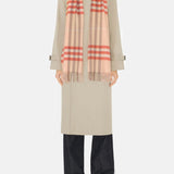 BURBERRY - Unisex Large Check Cashmere Scarf