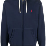 Navy hoodie,front view