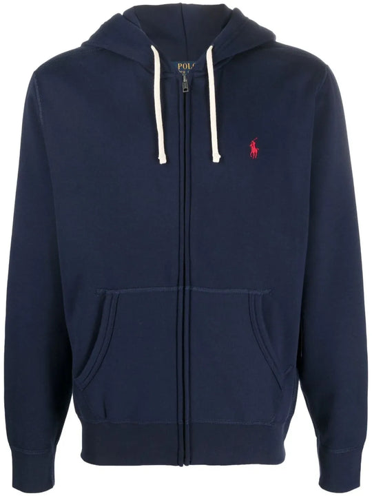 Navy hoodie,front view