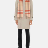 BURBERRY - Unisex Large Check Cashmere Scarf