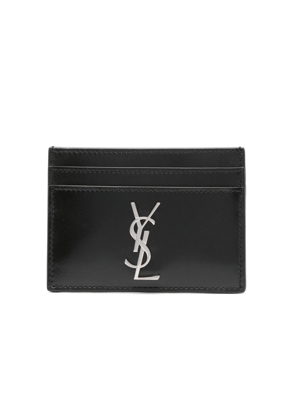 SAINT LAURENT - Men YSL Ultracalf Soft Monogram Card Holder