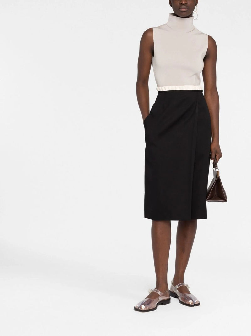 MAISON MARGIELA - Women Wool Pencil Skirt