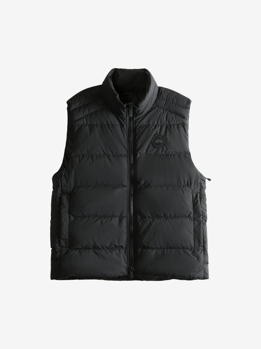 Black vest, front view