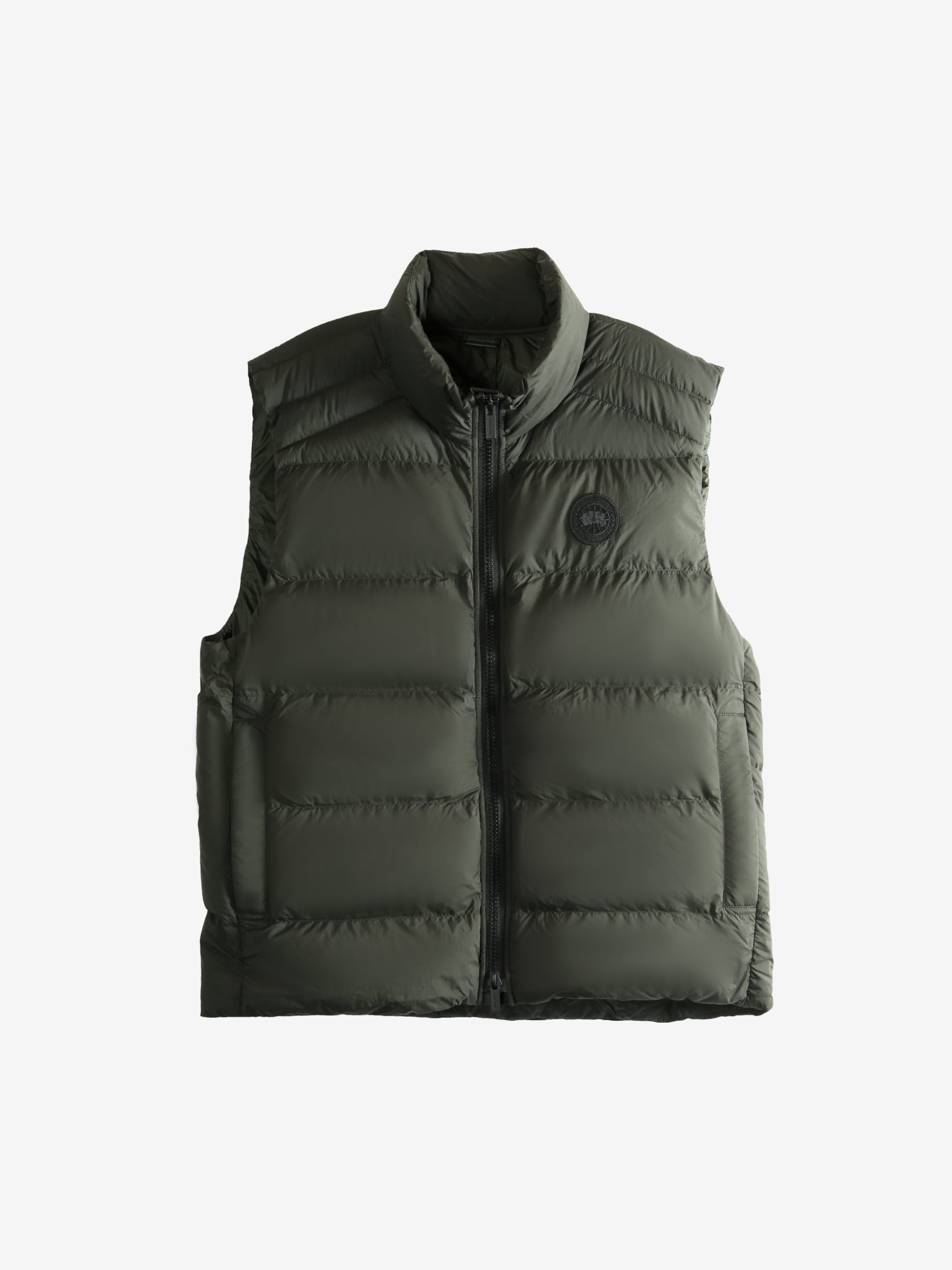 Green vest, front view