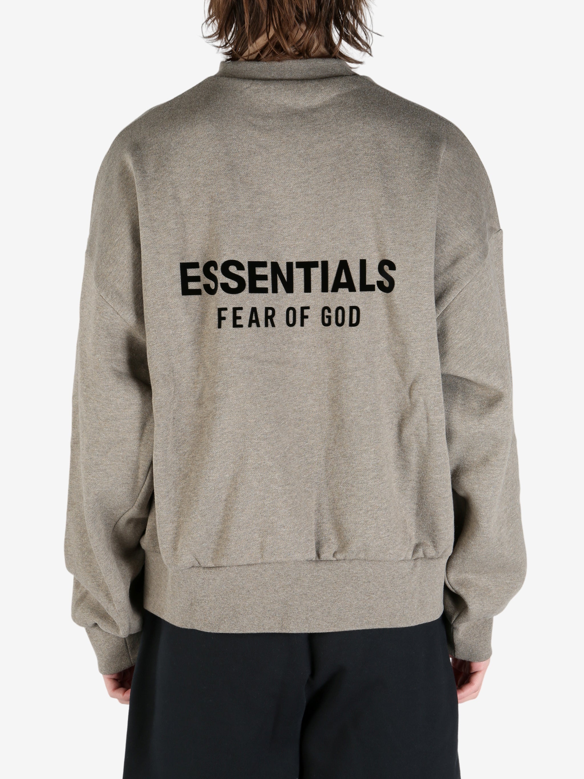 tan hoodies worn by a person, showing the hoodies fit