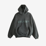 Black hoodie, front view