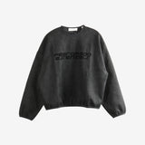 Black sweatshirt, front view