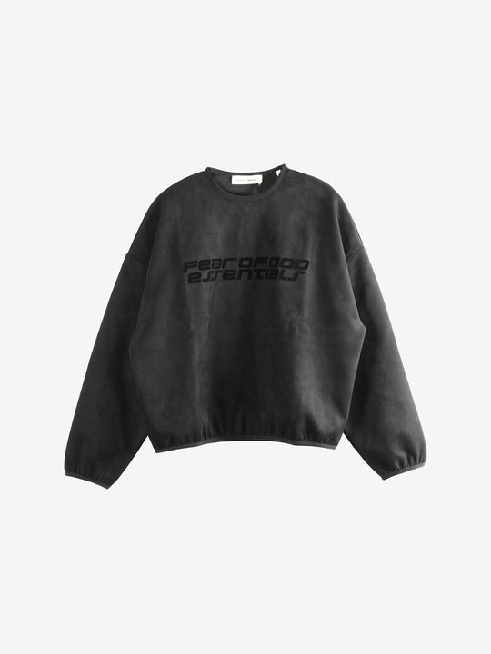 Black sweatshirt, front view