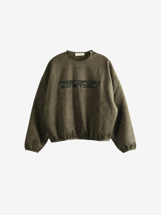 Brown sweatshirt, front view