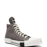 RICK OWENS DRKSHDW X CONVERSE - Turbodrk Laceless Woven High-Top Sneakers